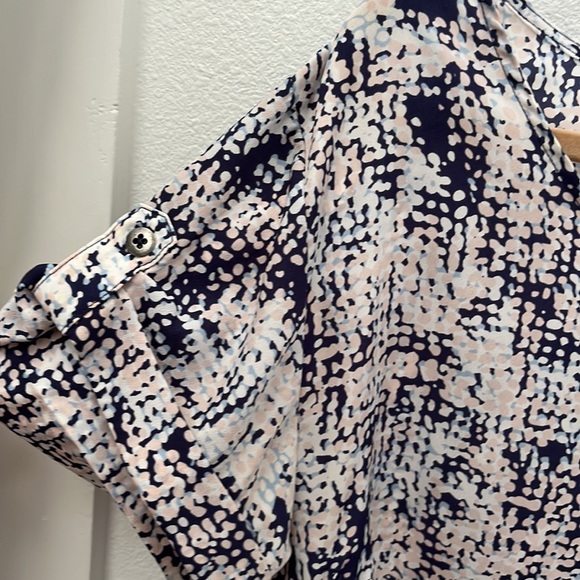 BCBGenerarion Short Sleeve Blouse with fun details - Picture 2 of 7